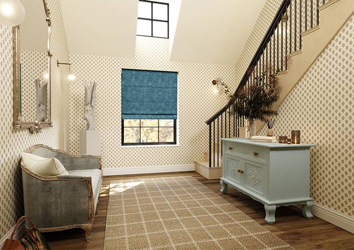 Maurice, Teal - Roman Blind - Image 7